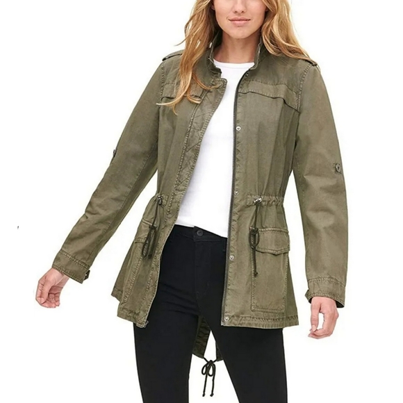 Levi's Legacy Cotton Lightweight Fishtail Anorak Jacket Womens XS - Picture 4 of 9